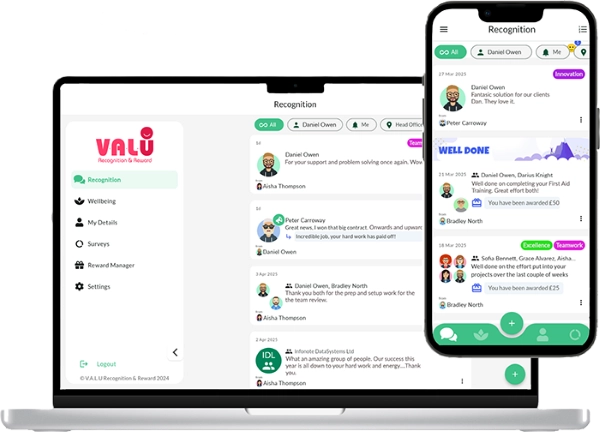 V.A.L.U Recognition Feed